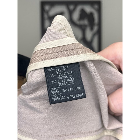 Lafayette 148 New York Double Zipper Moto Style Gold Detail Jacket Size 4 - Picture 5 of 7